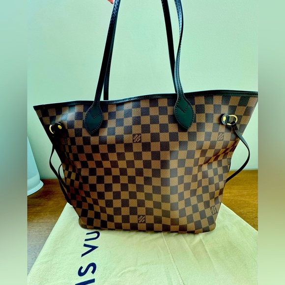 LOUIS VUITTON NEVERFULL MM Cherry Damier Ebene - Picture 1 of 14
